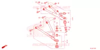 TRIANGLES AVANT pour Honda PIONEER 700 M4 DELUXE de 2023