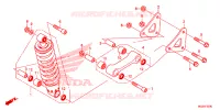 AMORTISSEUR ARRIERE pour Honda CBR 500 R ABS de 2014