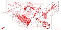 CORPS DE PAPILLON pour Honda CBR 500 R ABS de 2014