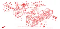 CARTER MOTEUR   POMPE A HUILE   PIPE D'ADMISSION pour Honda QR 50 de 1982