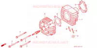 CULASSE   CYLINDRE pour Honda QR 50 de 1982