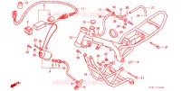 CADRE pour Honda QR 50 de 1991
