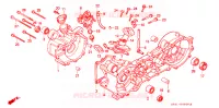 CARTER MOTEUR   POMPE A HUILE   PIPE D'ADMISSION pour Honda QR 50 de 1991