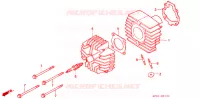 CULASSE   CYLINDRE pour Honda QR 50 de 1991