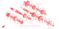 BOITE DE VITESSES pour Honda CR 125 R de 1998