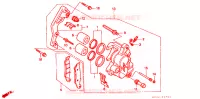 ETRIER DE FREIN AVANT pour Honda CR 125 R de 1998