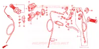 LEVIER DE GUIDON   CABLE   COMMODO pour Honda CR 125 R de 1998
