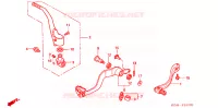 PEDALE   KICK pour Honda CR 125 R de 2002