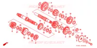 BOITE DE VITESSES pour Honda CR 125 R de 2003