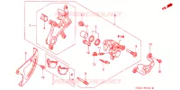 ETRIER DE FREIN ARRIERE pour Honda CR 125 R de 2004