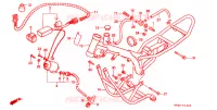 CADRE pour Honda QR 50 de 1990