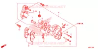 ETRIER DE FREIN AVANT pour Honda ELITE 125 de 2017