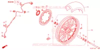 ROUE AVANT pour Honda H\'NESS GB 350 RS de 2021