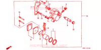 ETRIER DE FREIN AVANT pour Honda CR 80 R de 1999