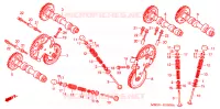 ARBRE A CAMES   SOUPAPE pour Honda VFR 800 de 1999