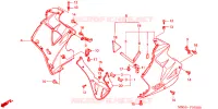 CARENAGES INFERIEUR pour Honda VFR 800 de 1999