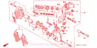 ETRIER DE FREIN AVANT GAUCHE pour Honda VFR 800 de 1999