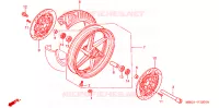 ROUE AVANT pour Honda VFR 800 de 1999