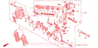 ETRIER DE FREIN AVANT GAUCHE pour Honda VFR 800 de 1999