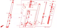 FOURCHE pour Honda VFR 800 de 1999