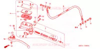 MAITRE CYLINDRE pour Honda VFR 800 de 1999