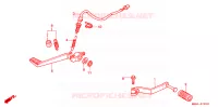 PEDALE pour Honda VFR 800 de 1999