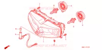 PHARE pour Honda VFR 800 de 1999