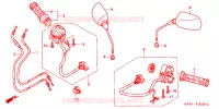 COMMODO   LEVIER   CABLE pour Honda FORZA 250 ABS S TOP BOX de 2001