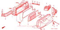 FILTRE A AIR pour Honda FORZA 250 ABS S TOP BOX de 2001