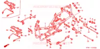 CADRE pour Honda FORZA 250 S ABS IDLE STOP de 2000