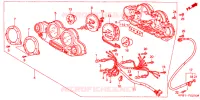 COMPTEUR DE VITESSE pour Honda FORZA 250 S ABS IDLE STOP de 2000