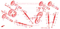 ARBRE A CAMES   SOUPAPE pour Honda VFR 800 de 2000
