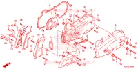 COUVERCLE GAUCHE pour Honda BENLY 110 de 2014
