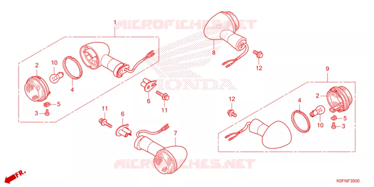 CLIGNOTANT Honda MOTO 125 MONKEY 2024  Z125MAR