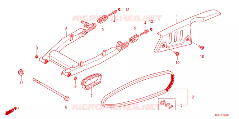 BRAS OSCILLANT Honda MOTO 125 MONKEY 2023  Z125MAN