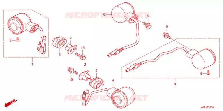 CLIGNOTANT Honda MOTO 125 MONKEY 2023  Z125MAN