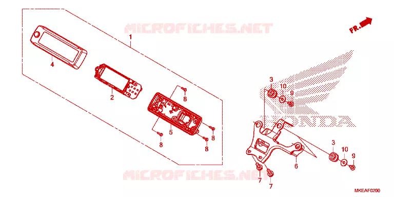 COMPTEUR Honda MOTO 450 CRF 2024  CRF450RLR
