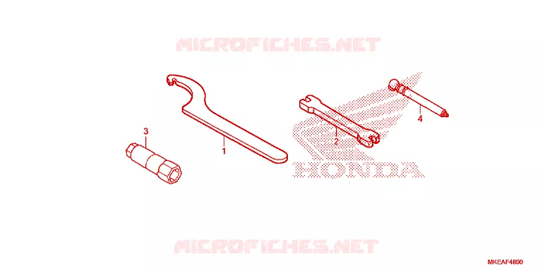 OUTIL Honda MOTO 450 CRF 2024  CRF450RLR