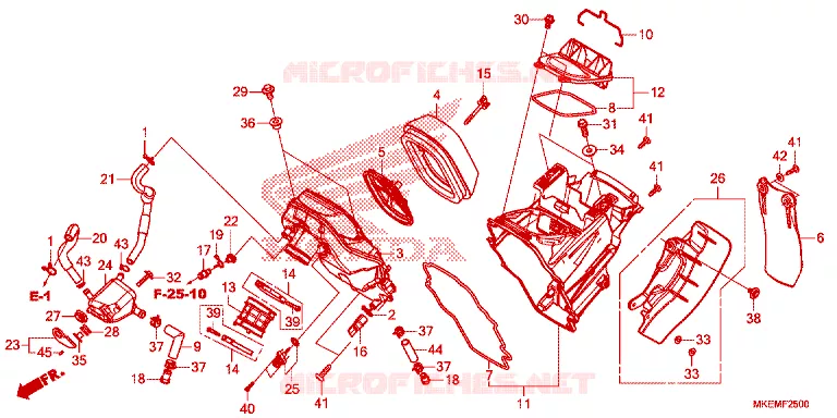 FILTRE A AIR Honda MOTO 450 CRF 2024  CRF450XR