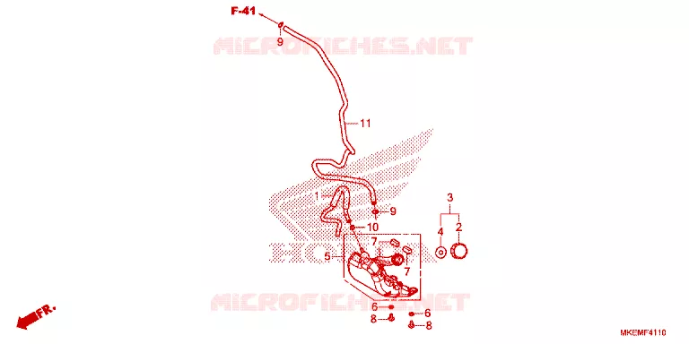 VASE D'EXPANSION Honda MOTO 450 CRF 2024  CRF450XR