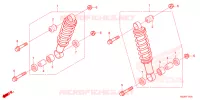 AMORTISSEUR AVANT pour Honda TRX 250 FOURTRAX RECON Electric Shift de 2024