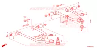 TRIANGLES AVANT pour Honda TRX 250 FOURTRAX RECON Electric Shift de 2024