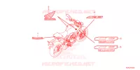 AUTOCOLLANTS pour Honda CB 300 R ABS de 2024