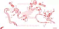 LEVIER DE GUIDON   CABLE   COMMODO pour Honda CB 500 X ABS BLACK de 2014