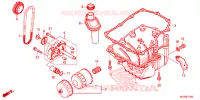CARTER   POMPE   FILTRE A HUILE pour Honda CB 500 X de 2014