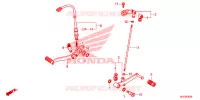 PEDALE pour Honda CBR 650 F de 2014