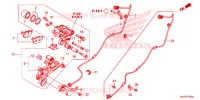 ETRIER DE FREIN ARRIERE pour Honda CBR 650 F ABS MATT BLACK de 2014