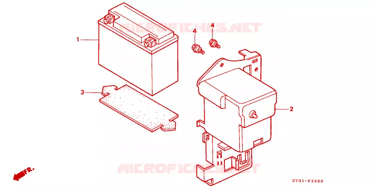 BATTERIE Honda MOTO 90 CUB 1994  C90DP