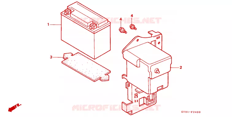 BATTERIE Honda MOTO 90 CUB 1994  C90CMP