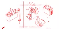 BATTERIE pour Honda TACT 50 STAND UP de 1996